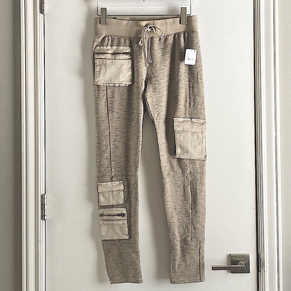 Free People Trail pants. Muted Beige. NWT